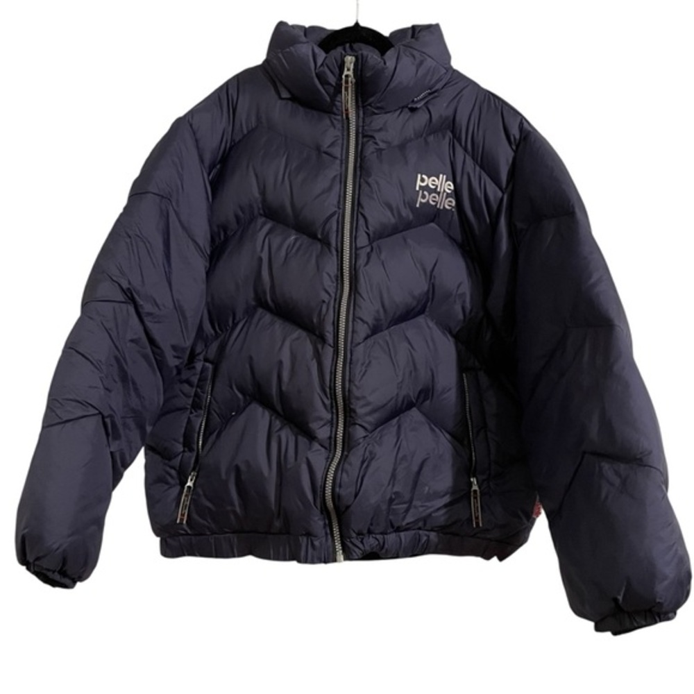 PELLE PELLE 90s Y2K Dark Blue Down Feather Filled Puffer Coat Men’s XXL